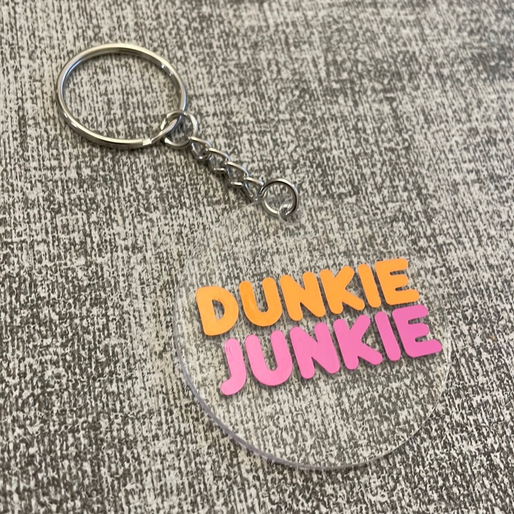 Dunkie Junkie Acrylic Keychain